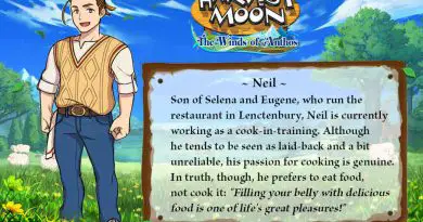 harvest moon winds of anthos neil character profile